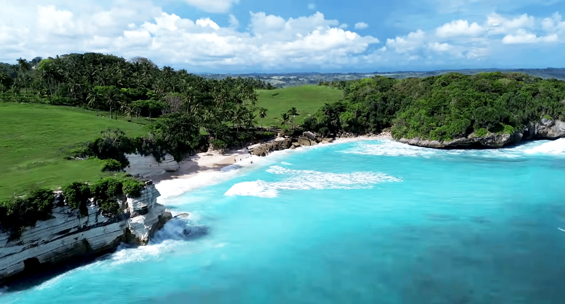 Sumba coastline at golden hour